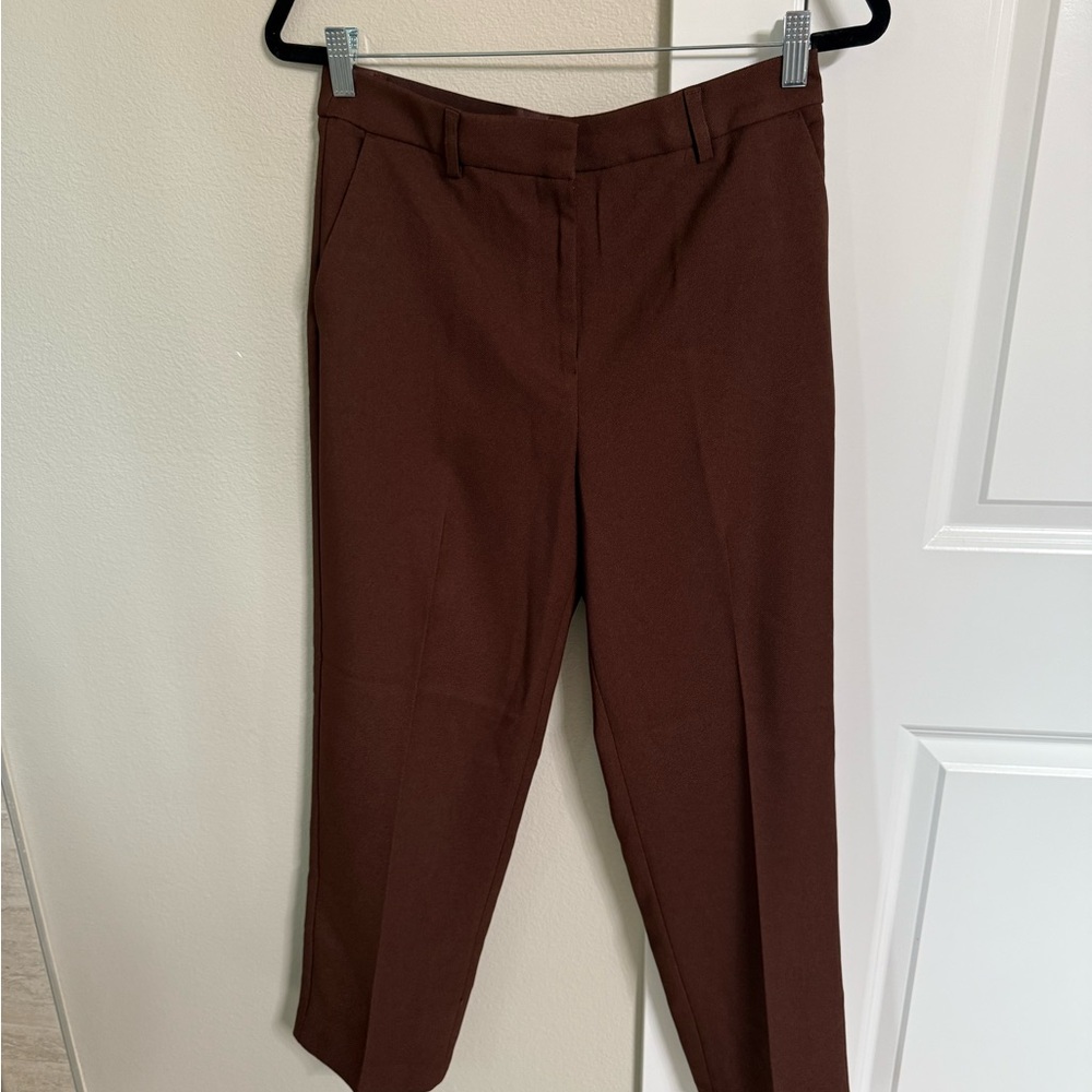 Express Brown Ankle Pants